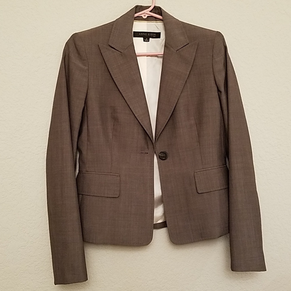 Wool blend blazer